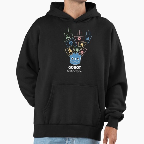 "Godot Engine Design 3" Premium Oversized Hoodie for Sale by cececollection