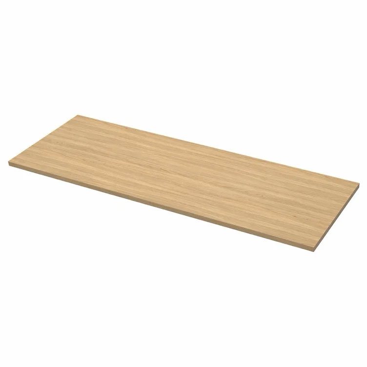EKBACKEN Countertop, light oak effect/laminate