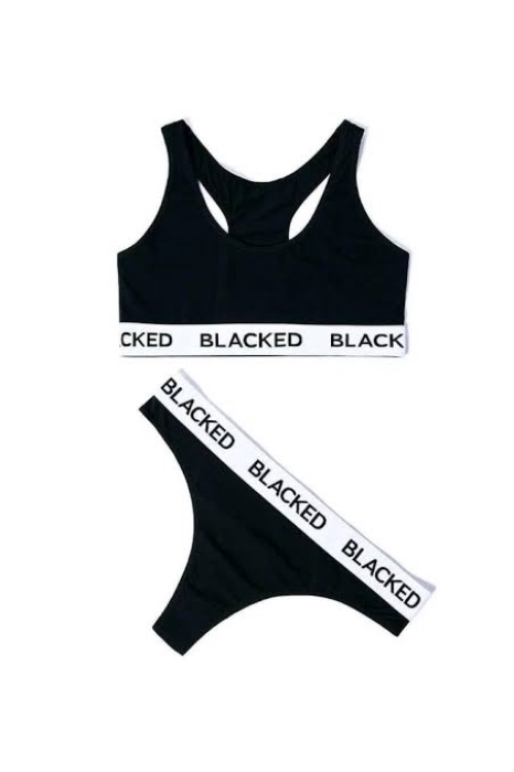 blacked underwear set 👙