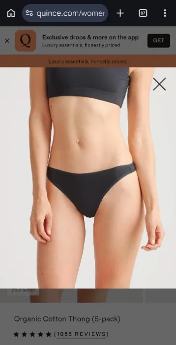 Organic Cotton (6-pack) in Black