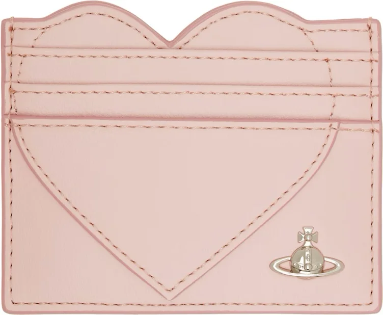 Pink Heart Card Holder