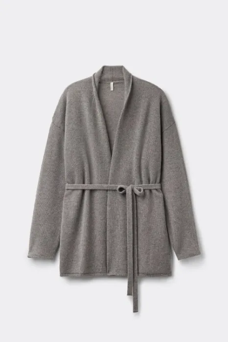 Cardigan cu Cordon 100% Cașmir