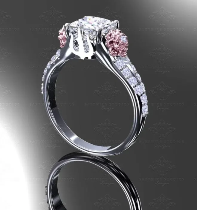My Final Fantasy XV themed engagement ring!