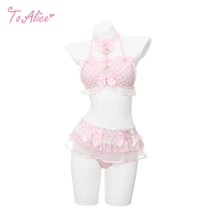 ToAlice Pink Swimsuit ♡