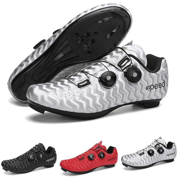 Outdoor-Fahrradschuhe Doppel-Drehschnalle Große Fahrradschuhe Schnürsenkelschloss