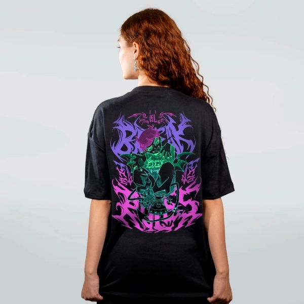 CAMISETA OVERSIZED PRETA - SEM REGRAS