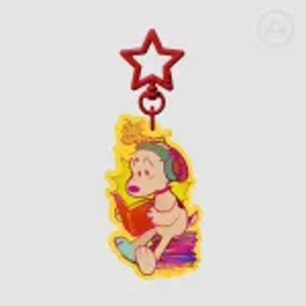 Snoopy Reading Keychain by BunnyMoon - ACGGOODS