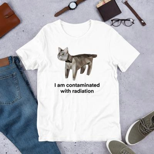 I Am Contaminated Cat T-shirt