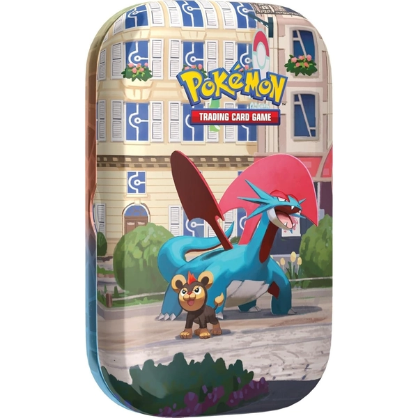 TEMU Pokémon Tcg: Lumiose Tin: & (2 Booster Packs, 1 Art Card And 1 Sticker Sheet)