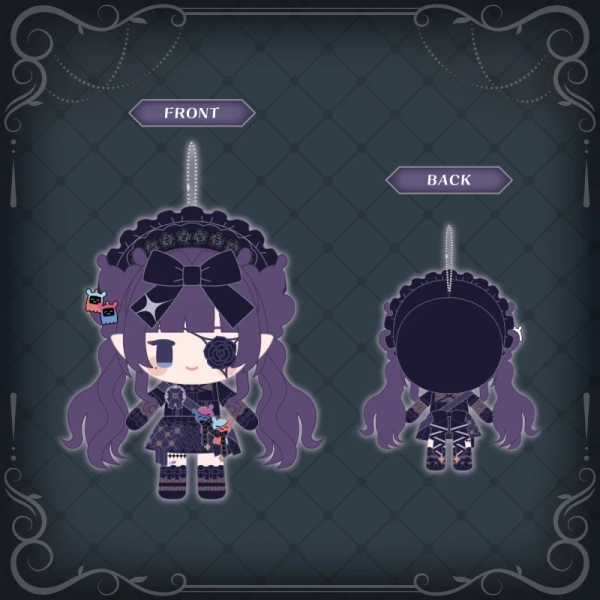 [20260914 - 20261019] "Ninomae Ina'nis 6th Anniversary" Plushie Keychain Dark Fairy Tale ver.