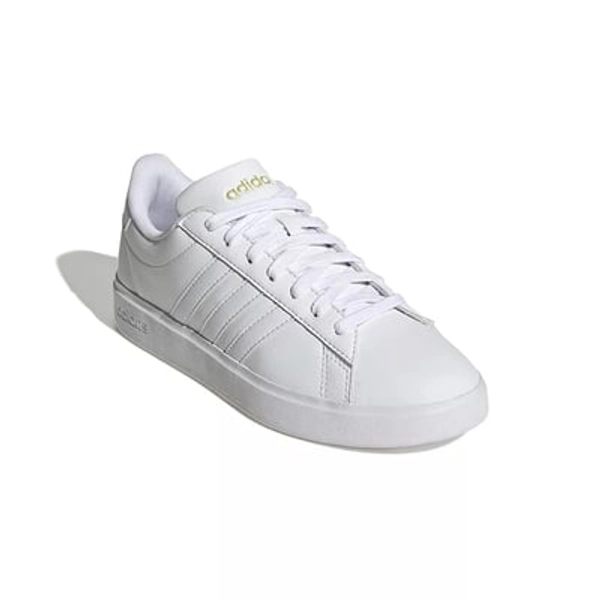 adidas Grand Court Cloudfoam Women's Lifestyle Tennis Shoes, Size: 6, All White
