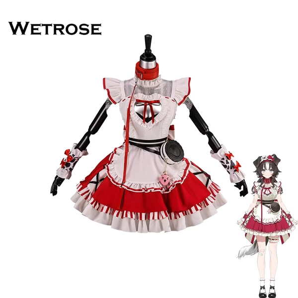 [Wetrose] Pre-Order Vtuber Bibi Biscuit Maid Outfit Cosplay Costume