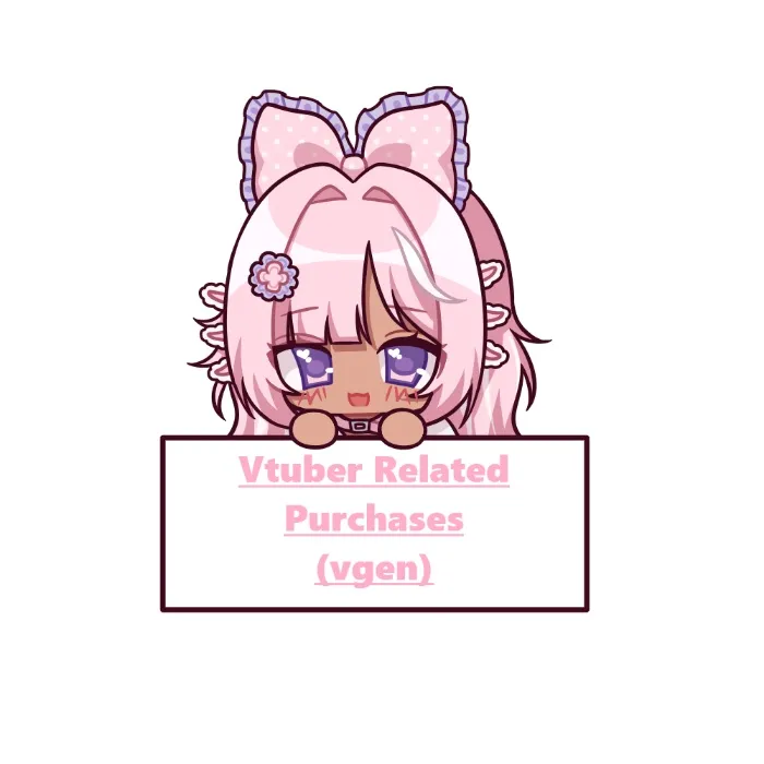 vtuber related purchases :3