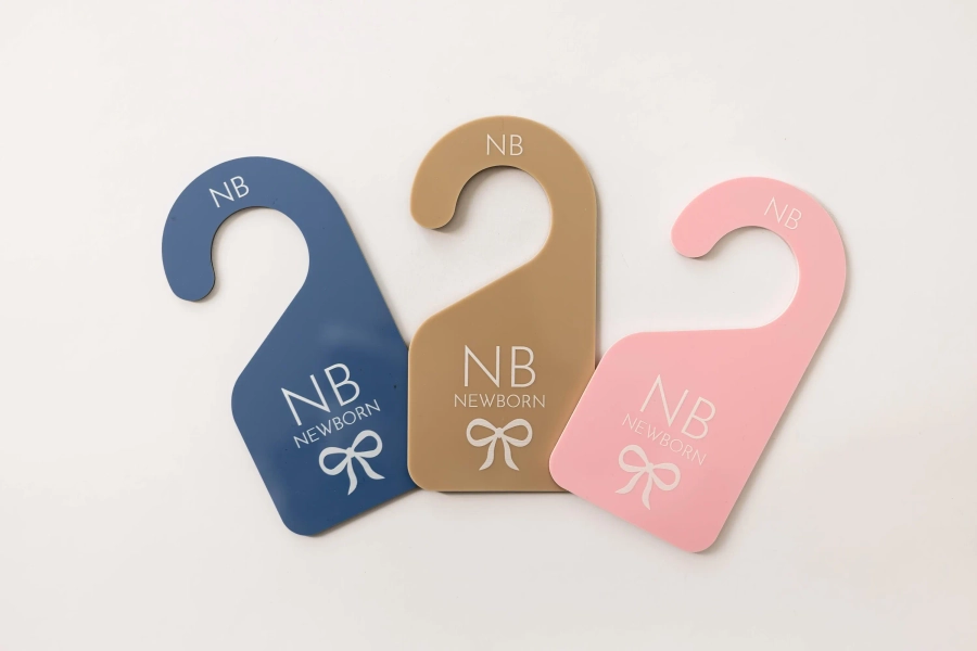 Acrylic Bow Baby Closet Dividers | Closet Dividers Baby | Clothes Size Markers for Babies | Organize Baby's Closet | Baby Shower Gift Ideas