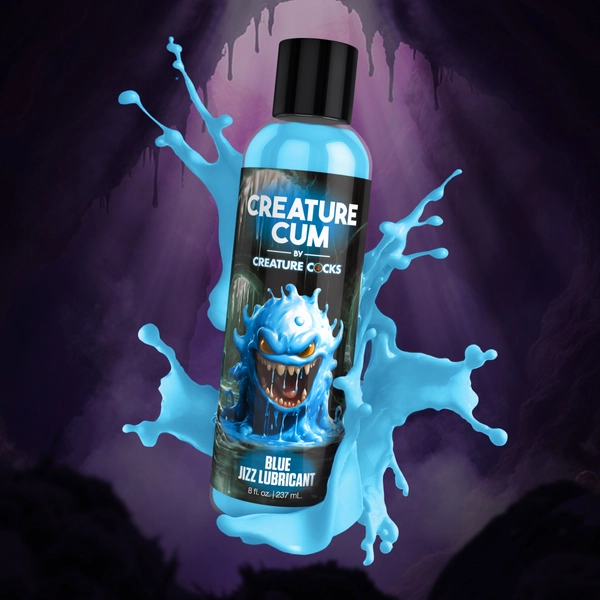 Creature Cum Blue Jizz Lubricant - 8oz - Creature Cocks