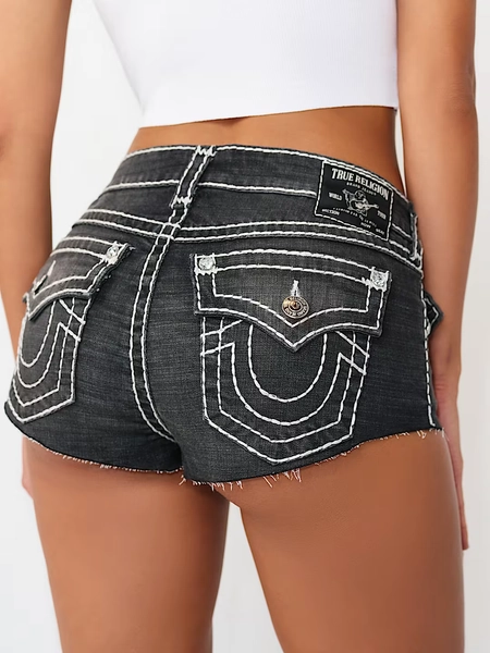 SPICY MID RISE SUPER T FLAP SHORT size 29