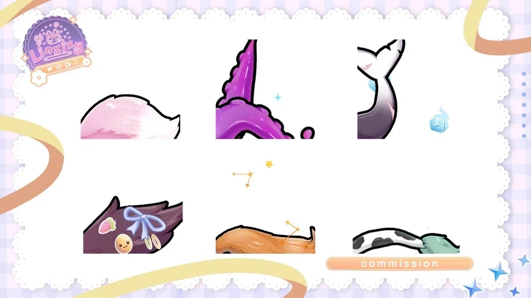Tail Wag YCH! ♡ Animated Emote (Twitch, Youtube, Discord, Streaming) by Linxixy (@Linxixy)