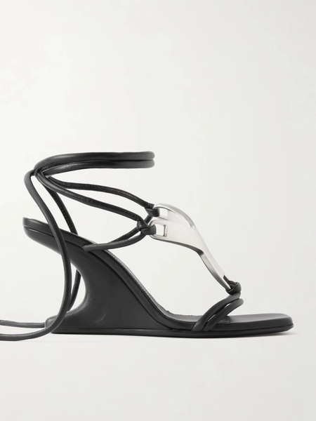 Cantilever 8 Hydra leather sandals - black - IT36