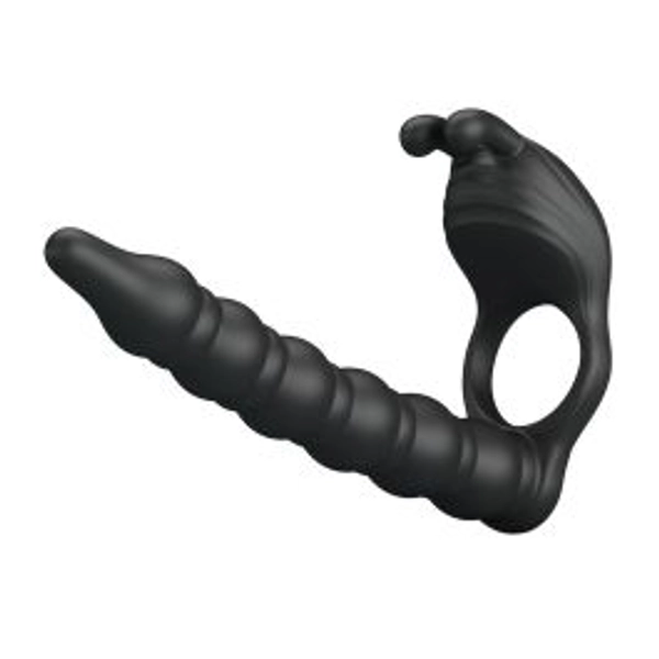 Anillo con dilatador anal y vibrador - BI-210327