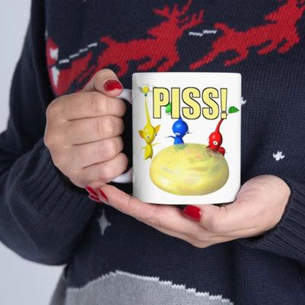 Pikmin PISS Mug