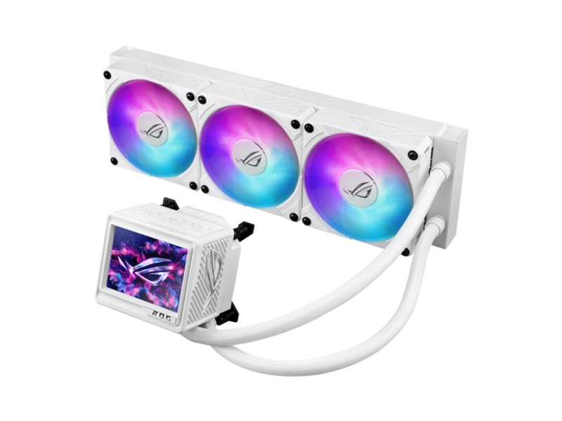 ASUS ROG RYUYJIN III 360 ARGB EXTREME White Edition all-in-one AIO CPU liquid cooler, AMD Ryzen 9000 & Intel� Core Ultra Ready, Asetek Gen8 V2 pump; high airflow & static pressure magnetic fans; - Newegg.com