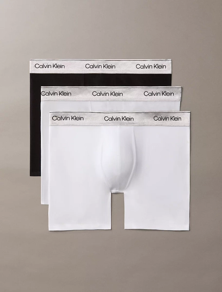 3 Pack Boxer Briefs - Icon Cotton Stretch
