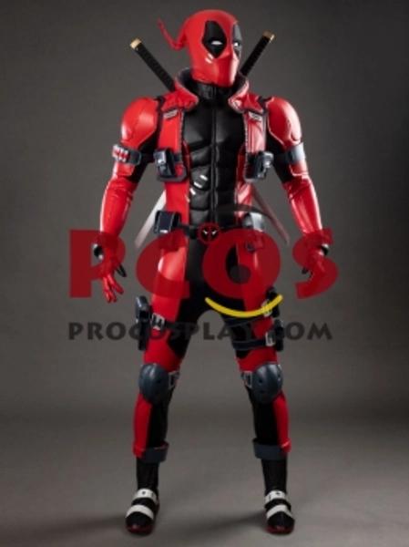 Game Rivals Deadpool Wade Wilson Cosplay Costume Size Small Upgraded Version C09937P