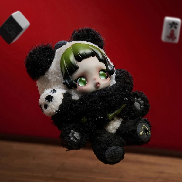 SKULLPANDA Lazy Panda Plush Doll Pendant|POP MART US Official