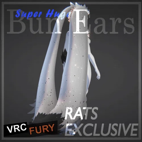 Big Bunny Ears - VRCFury Prefab Included! by Formula_Rats