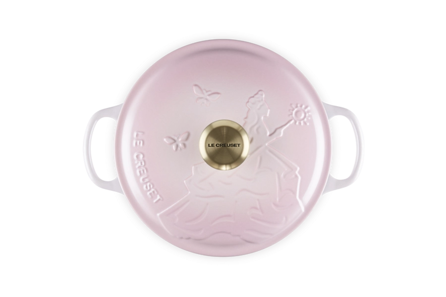 Wicked Collection Glinda Embossed Cast Iron Round Casserole