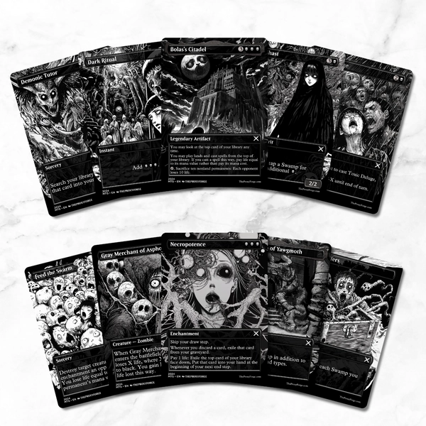 Junji Ito x MTG: Mono-Black Staples Proxy Pack