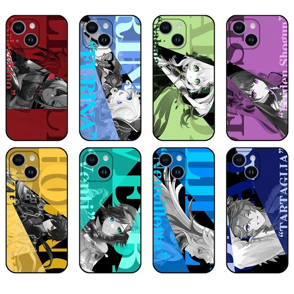 Teyvat Spectrum Genshin Impact Phone Case Custom Genshin Impact Gifts