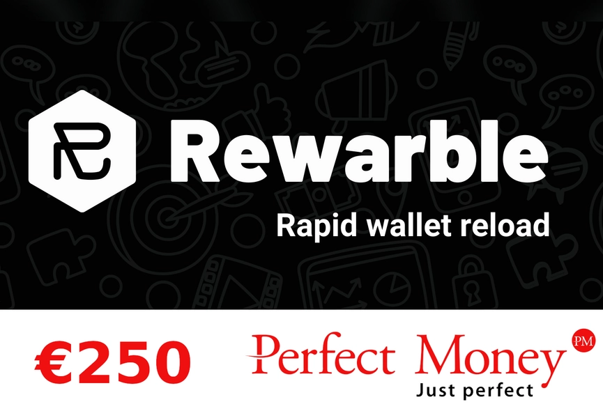 Rewarble Perfect Money EUR 250 Gift Card