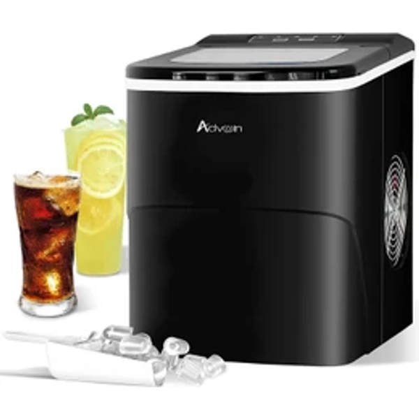 Advwin 12kg Ice Maker Machine Black