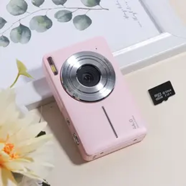 1080P & Shoot Camera【Light Pink】