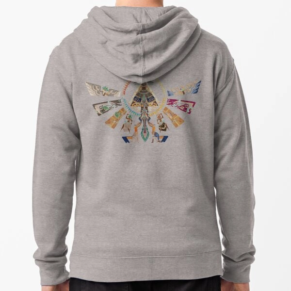 The First king of Hyrule Zipped Hoodie
