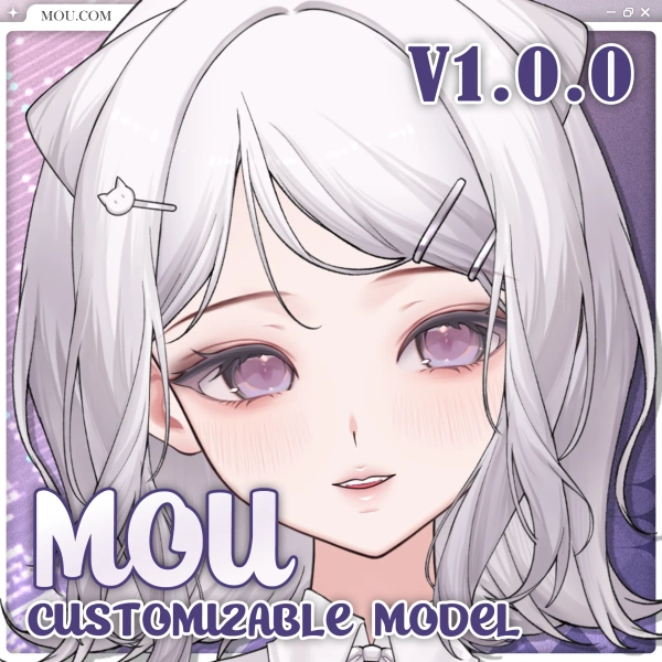 MOU - Customizable Vtuber Live2d Model by Fish (@Fish)