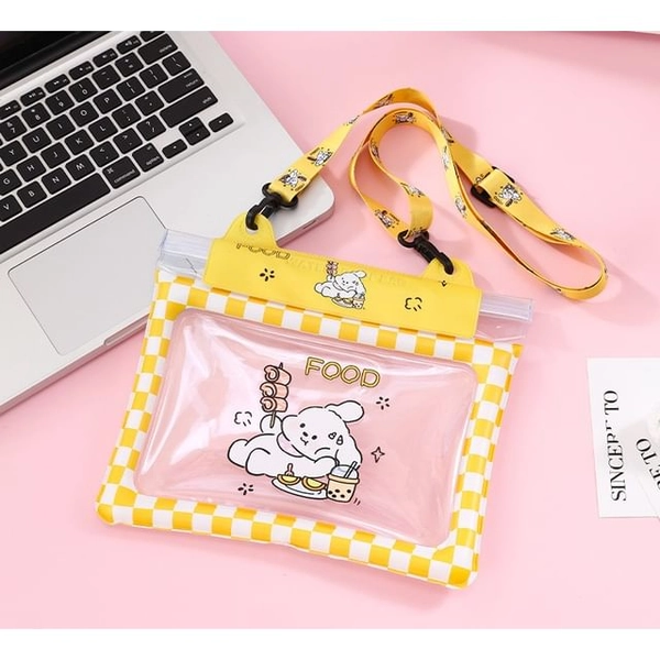 Animal Bag (Rabbit - Yellow) Waterproof Crossbody Phone Checker