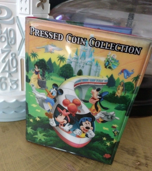 Disney Parks Walt Disney World Pressed Coin Penny Book Coin Album New