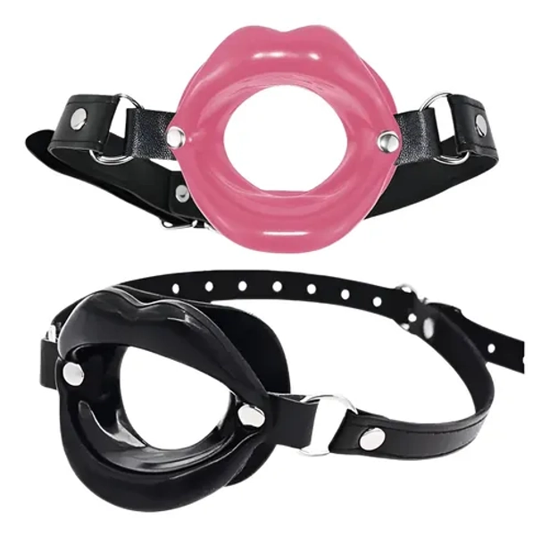 Mordaça Com Formato De Lábios Boca Bola Bdsm Bondage Lábios