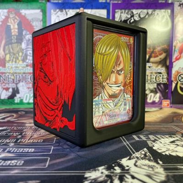 OPTCG DOUBLE WINDOWED Sanji Themed Deck Box