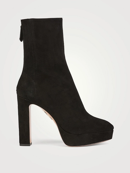 Martine Suede Platform Boots