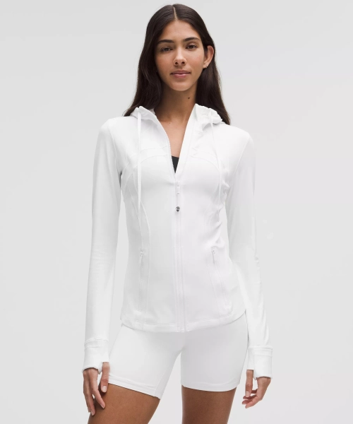 Define Hooded Jacket *Nulu - White - 14
