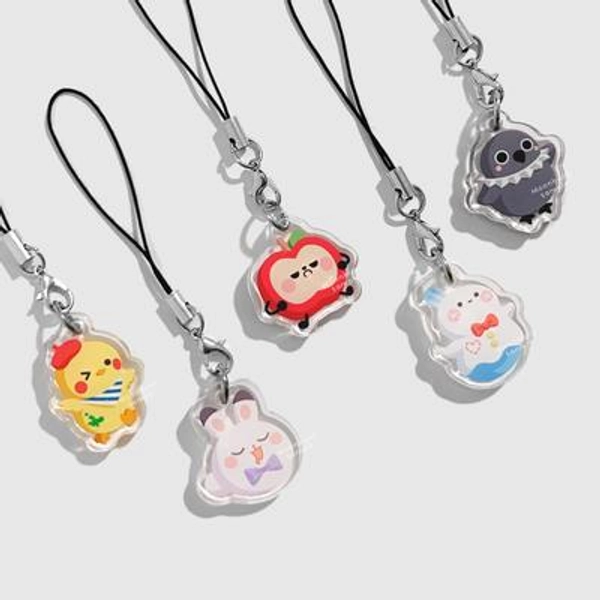 Love and Deepspace Phone Charms, LADS Mascots, Sylus, Caleb, Zayne, Rafayel, Xavier by Moonbuns