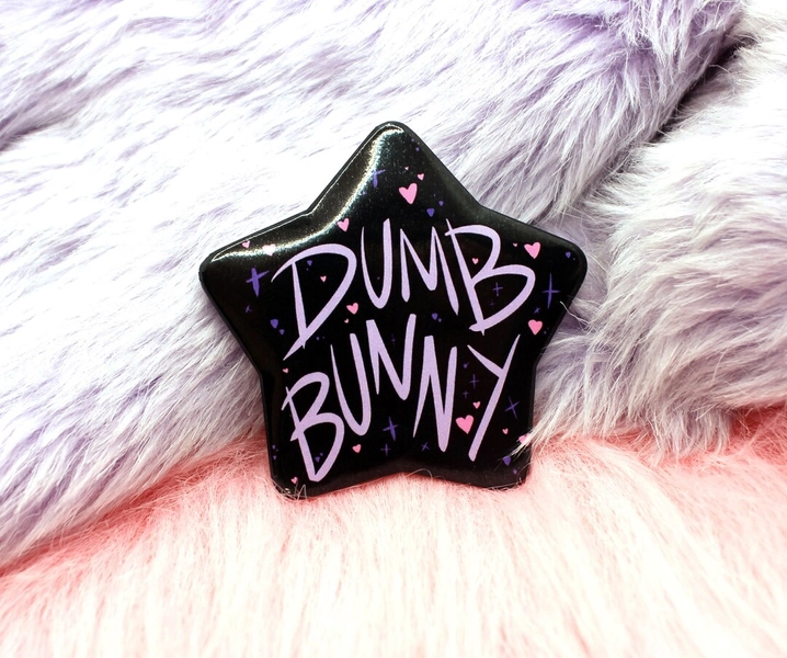 Dumb Bunny Star Badge (55mm) - Etsy Canada