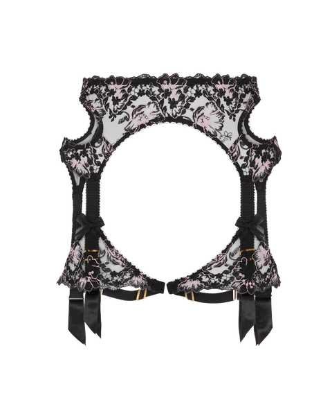 Lana Suspender in Black/Pink | By Agent Provocateur