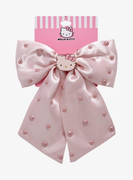 Hello Kitty Pink Pearlescent Hair Bow