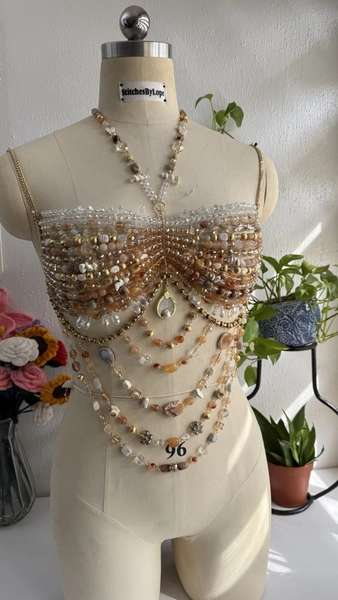 Raindrops Gemstone Bralette
