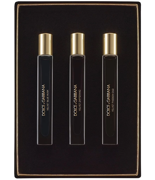 Dolce & Gabbana Velvet Collection Opulent Travel Set