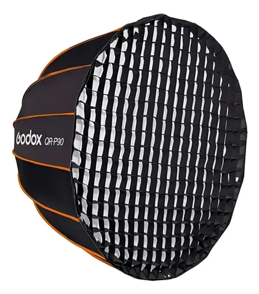 Softbox Godox Qr-p90 Parabólico Bowens Montagem Rápida Grid